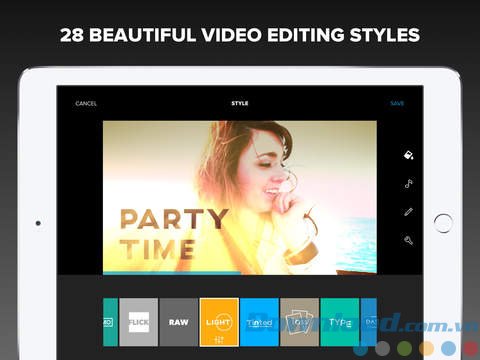Dùng style có sẵn
