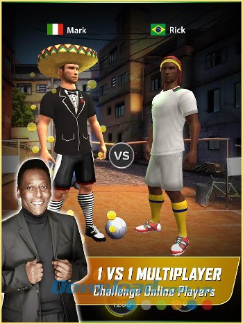 Chế độ chơi đầy thử thách của Pelé: Soccer Legend