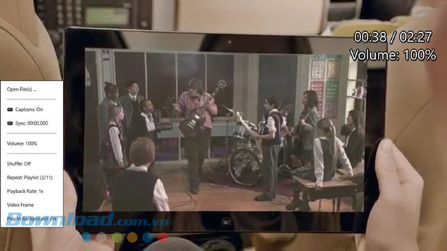 Thao tác khi xem video Thao tác khi xem video