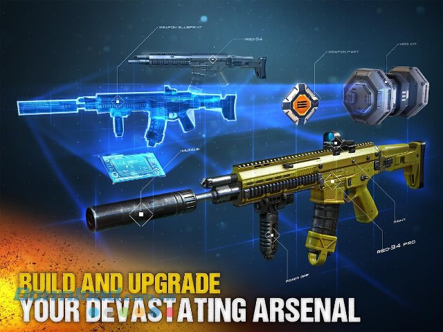 Mở khóa vũ khí trong game Modern Combat 5: Blackout