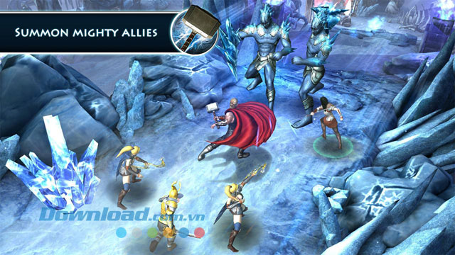 Chiến đấu trong game Thor: The Dark World