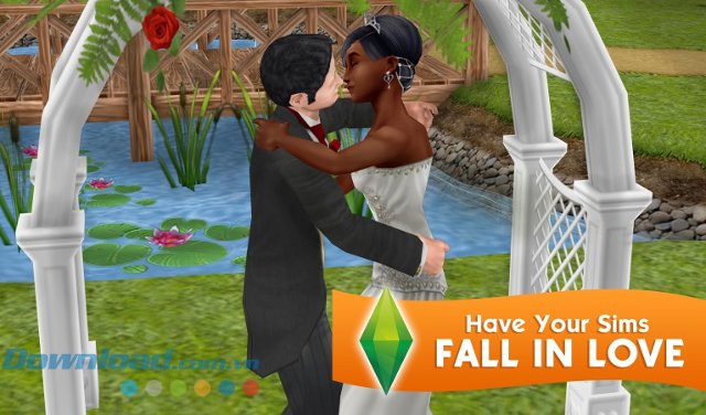 Câu chuyện tình yêu trong game The Sims FreePlay
