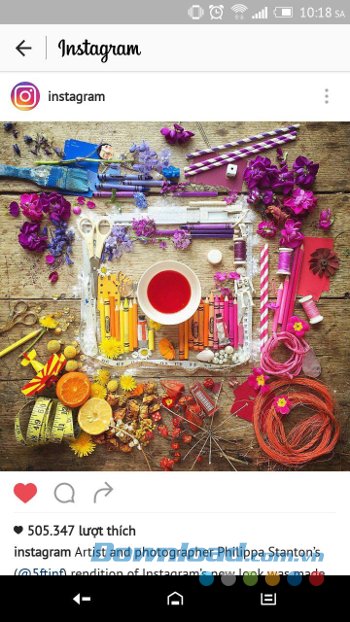 Chọn ảnh trên InstaSave for Instagram