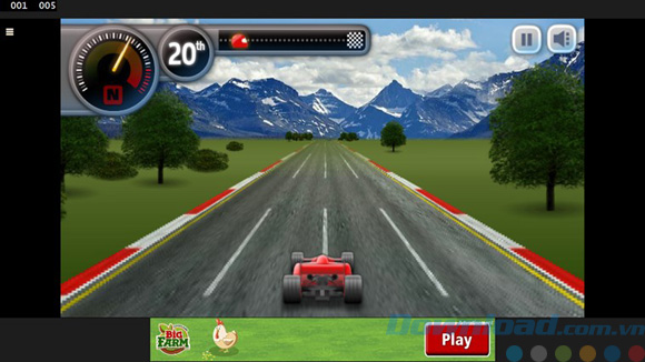 Giao diện game Speed Nitro game
