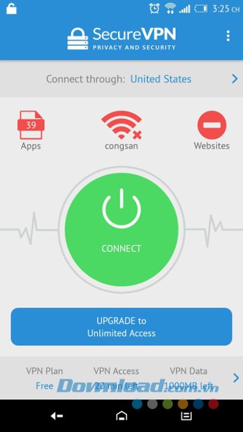Vào Facebook bị chặn bằng SecureVPN