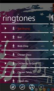 Nhạc chuông cho Windows Phone
