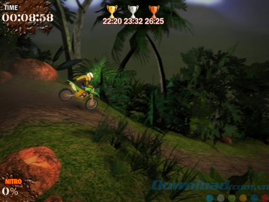 Giao diện game Super Motocross Deluxe