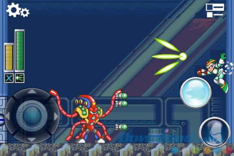 Trang bị cho Mega Man X vũ khí tối tân nhất để diệt quái