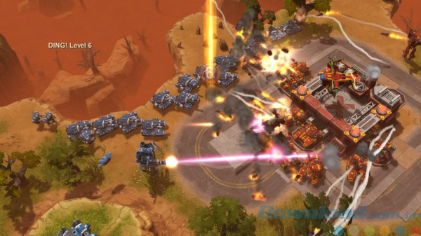 Cảnh chiến đấu trong AirMech