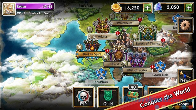 Chinh phục bản đồ thế giới