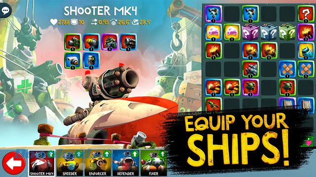 Nâng cấp tàu trong game Battle Bay