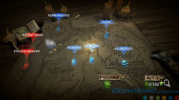 Bản đồ trong Adventure