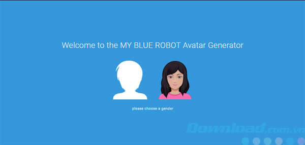 Chọn giới tính cho avatar Chọn giới tính cho avatar