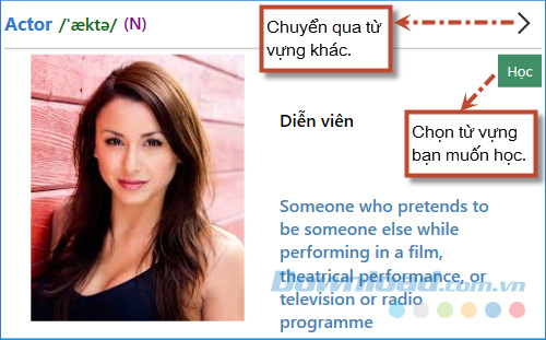 Chọn từ vựng