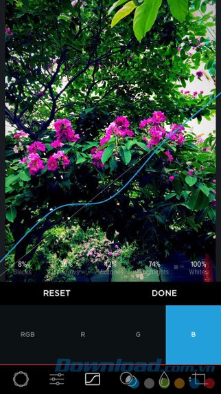 Chỉnh màu bằng đường cong Chỉnh màu bằng đường cong