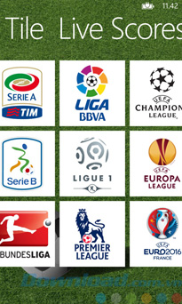 Chọn giải đấu