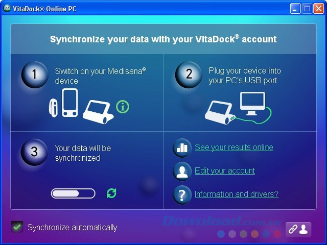 Giao diện VitaDock Online