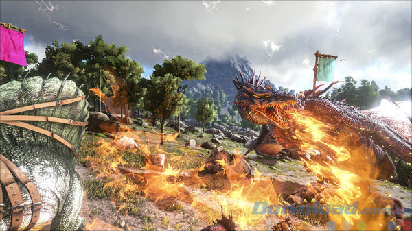 Một con rồng trong game ARK: Survival of the Fittest