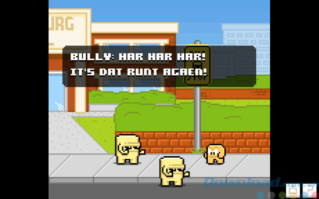 Bến xe bus trong Squareboy vs Bullies Bến xe bus trong Squareboy vs Bullies