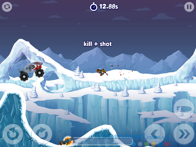 Nhiều dạng địa hình trong game