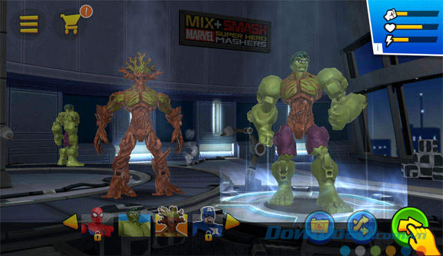 Game siêu anh hùng Mix + Smash: Marvel Mashers cho Android