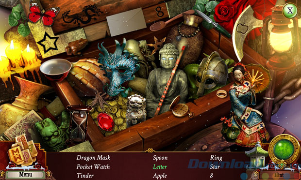 Cảnh tìm đồ trong game Tibetan Quest: Beyond The World's End