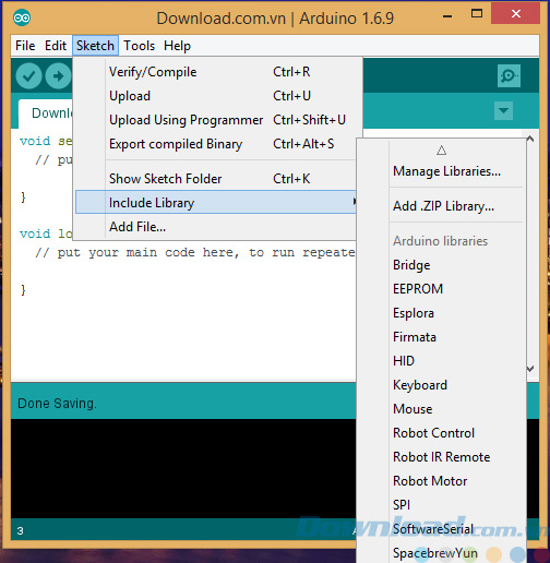 Arduino 2.3.2 - Phần mềm viết code cho bo mạch Arduino - Download.com.vn