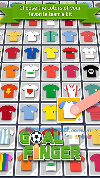 Dành chiến thắng trong game Goal Finger