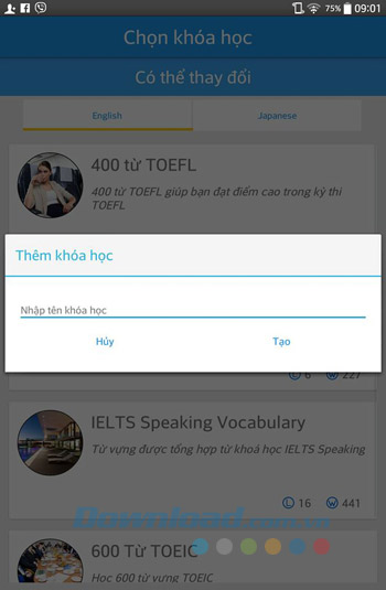 Thêm khóa học