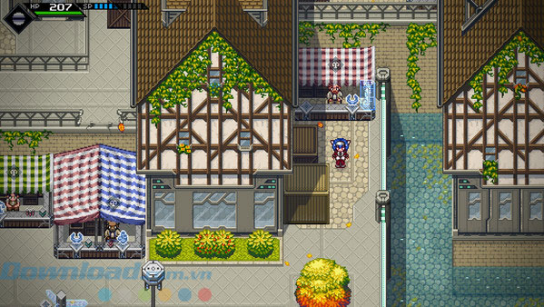 Giao diện game Crosscode