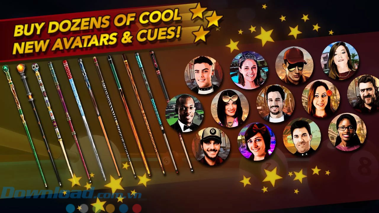 Mua gậy và avatar mới