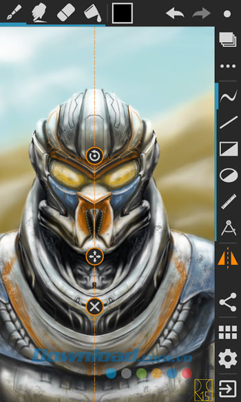 Giao diện sử dụng ứng dụng