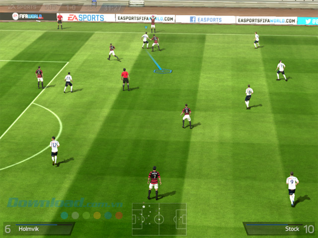 Đá bóng trong FIFA World