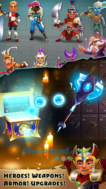 Giao diện trong game Blades of Brim 