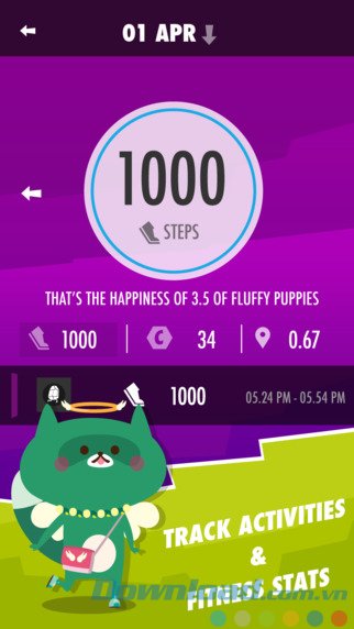 Đếm số bước chân