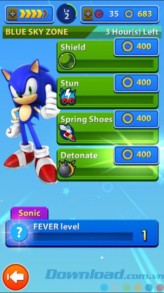 Sử dụng các gói nâng cấp