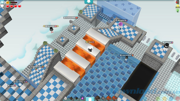 Giao diện game Cubic Castles