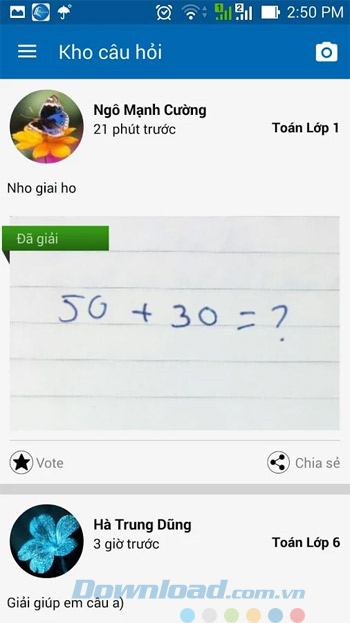 kho câu hỏi