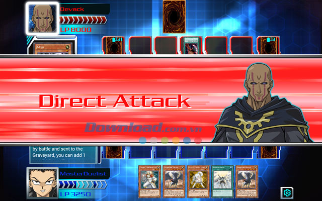 Giao diện chơi game Yu-Gi-Oh! Duel Generation 