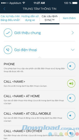 Câu lệnh SYNC