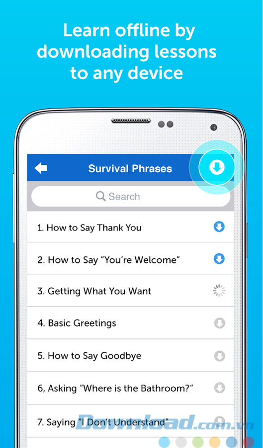 Tải các bài học về điện thoại