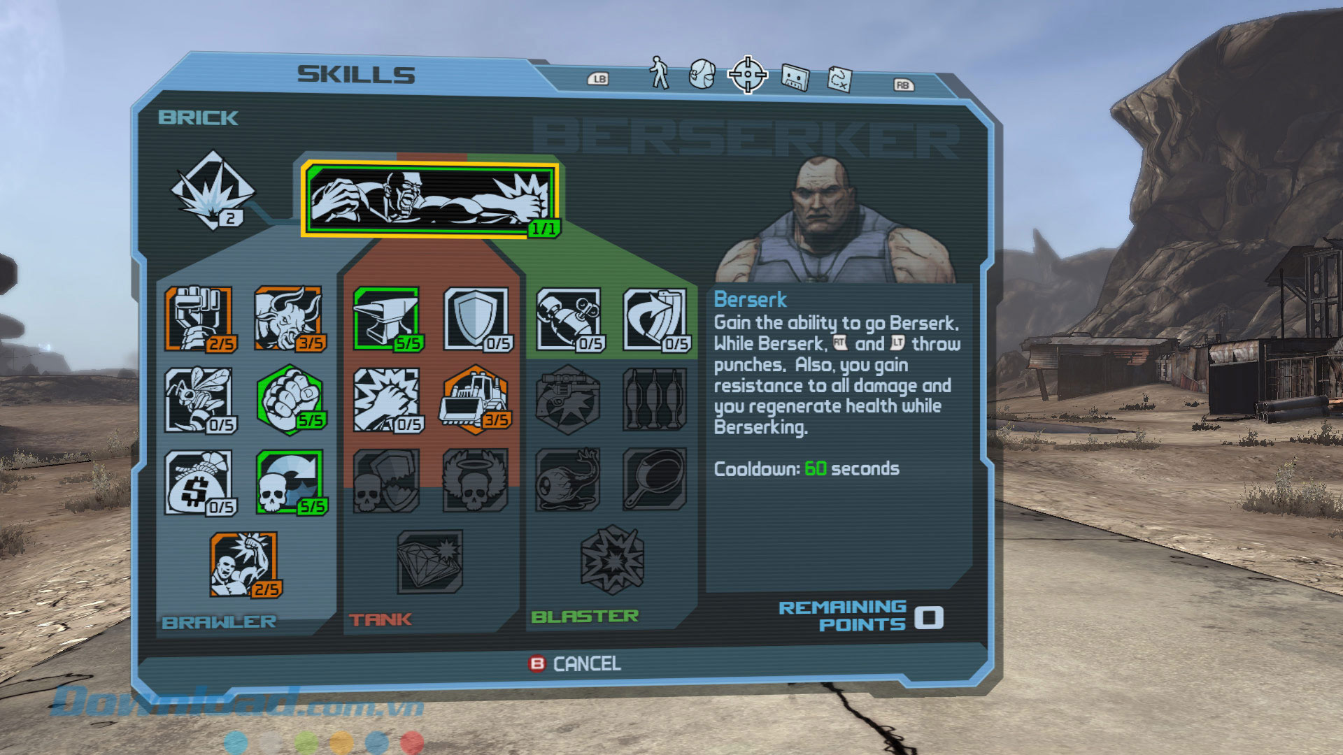 Nâng cấp kĩ năng nhân vật Nâng cấp kĩ năng nhân vật