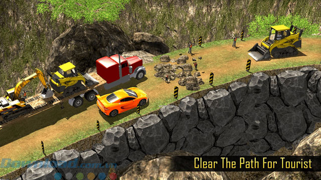 Giao diện game OffRoad Construction Simulator 3D - Heavy Builders