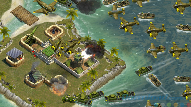 Giao diện game Battle Islands