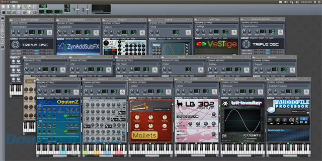Nhiều cửa sổ trong LMMS