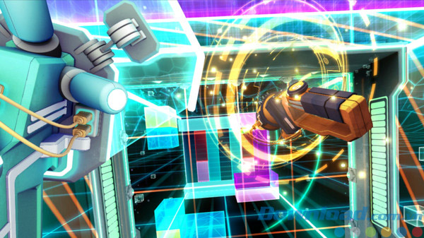 Giao diện game Cyberpong VR