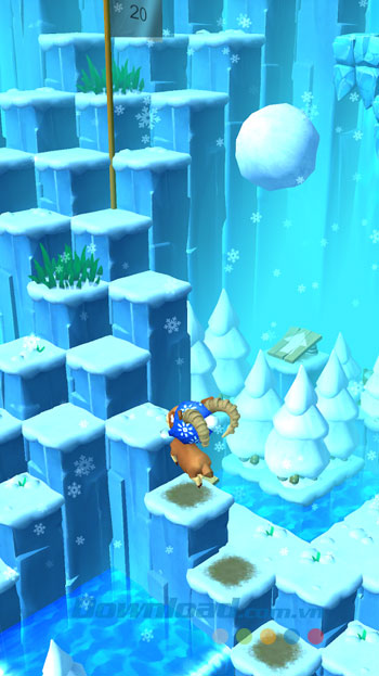 Những địa hình chơi trong game Mountain Goat Mountain