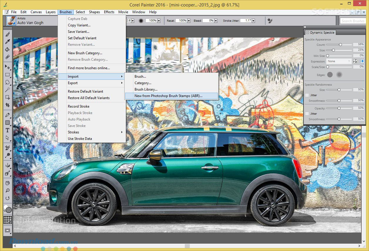 Khả năng nhập cọ từ PTS