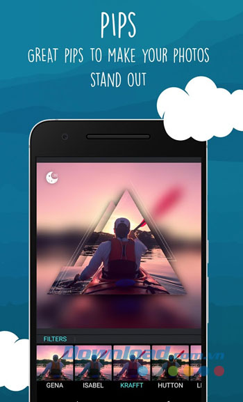 Tính năng chính của ứng dụng Lune cho Android