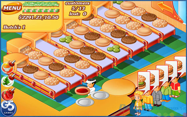 Giao diện game Stand O'Food HD 